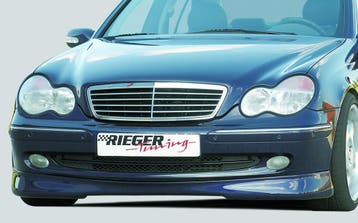 Rieger frontspoiler voor Avantgarde | C-Klasse (W203): 05.00, Auto-onderdelen, Verzenden, Nieuw, Mercedes-Benz