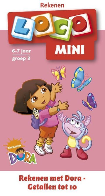 Rekenen met Dora - getallen tot 10 / Mini Loco / 1 - M., Verzenden, Zo goed als nieuw, M. Junga