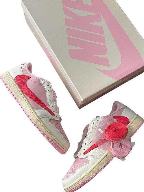 ≥ Nike - Nike x Travis Scott, Tropical pink - Sneakers - Maat