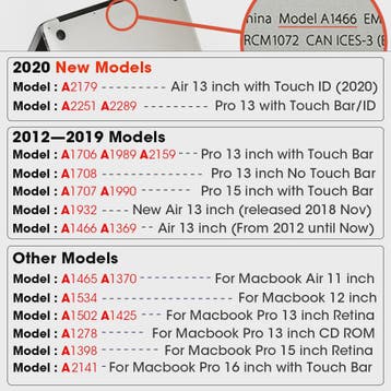 Matte Hardcase Beschermhoes voor MacBook Air & Pro (13, 14.2, Computers en Software, Laptophoezen, Verzenden, Nieuw