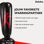 2dekans | Zoluko Opblaasbare Bokszak op Voet - Incl., Sport en Fitness, Fitnessmaterialen, Ophalen of Verzenden, Zo goed als nieuw