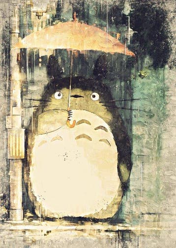 Boriani - Totoro - oil limited edition 7/20, Nieuw
