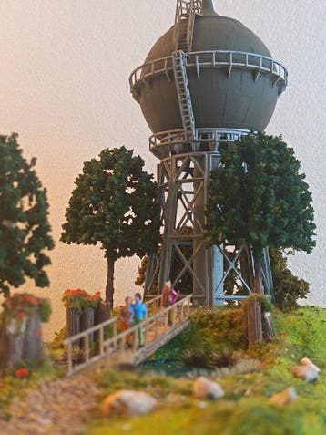 Faller H0 - Modeltreinlandschap (1) - Watertoren in de, Nieuw