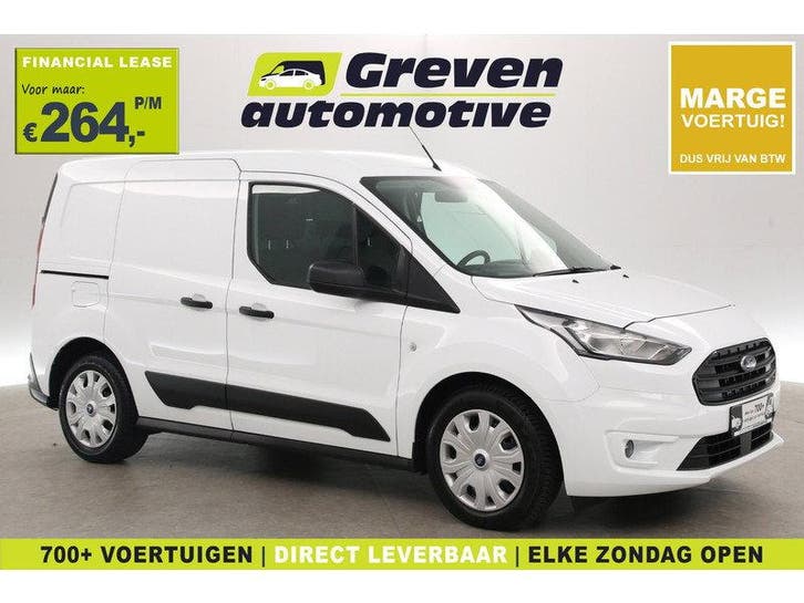 Ford Transit Connect 1.5 Ecoblue | Marge | Airco |, Auto's, Bestelauto's, Handgeschakeld, Diesel, Wit, Ford