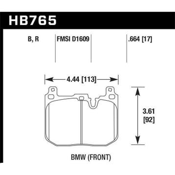 Hawk 2017 BMW 440i/M2-4 Black HP Plus Front Brake Pads, Auto-onderdelen, Remmen en Aandrijving, Ophalen of Verzenden, Nieuw