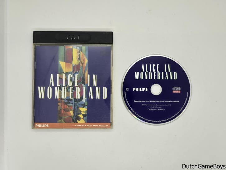 Philips CDi - Alice In Wonderland - Longbox, Spelcomputers en Games, Games | Overige, Gebruikt, Verzenden