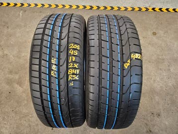 205/45/17 84V RSC PIRELLI ZOMERBANDEN 8,2MM PROFIEL 2X DEMO, Ophalen, Gebruikt, 17 inch, 205 mm
