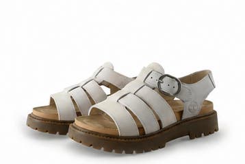 Timberland Sandalen in maat 36 Wit, Kleding | Dames, Verzenden, Wit, Sandalen of Muiltjes, Zo goed als nieuw