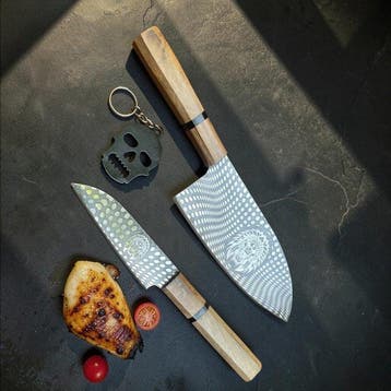 Keukenmes - Utility knife - Handgemaakte vintage, Antiek en Kunst