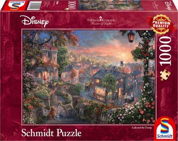Disney - Lady and the Tramp Puzzel (1000 stukjes) | Schmidt, Verzenden, Nieuw
