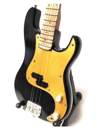 Miniatuur replica Fender Precision basgitaar, Ophalen of Verzenden, Nieuw, Pop, Beeldje of Miniatuur
