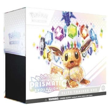 Prismatic Evolutions Elite Trainer Box (pre-order), Ophalen of Verzenden, Nieuw, Losse kaart, Foil