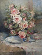 P. Franssen (XX) - Stilleven, Antiek en Kunst