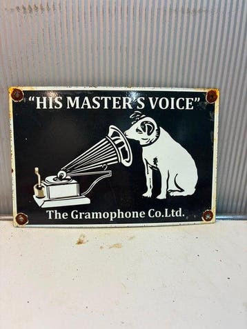 His Master’s Voice – The Gramophone Co. – Emaille