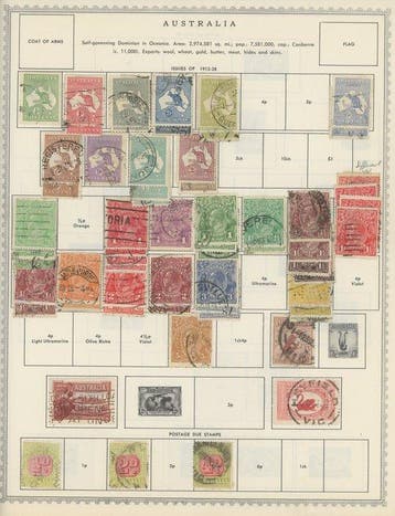 Australië 1869 - Australië - Samen sinds de klassieken en, Gestempeld