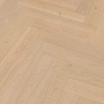 FLOER Hybride Hout Visgraat 5014 Creme Eiken Parketvloer, Ophalen of Verzenden, Nieuw, Parket