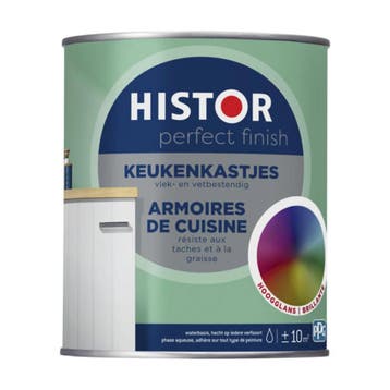 Histor Perfect Finish Keukenkastjes Hoogglans Wit 1.5L, Verzenden, Wit, Nieuw, Verf