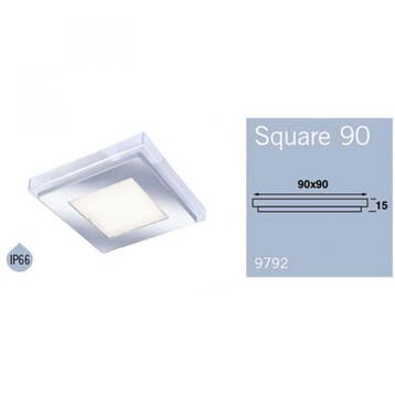 Frilight Opbouwspot Square 90 2W 9 LEDs Chroom, Ophalen of Verzenden, Nieuw
