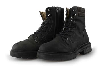 Hush Puppies Veterboots in maat 38 Zwart, Verzenden, Zwart, Overige typen, Gedragen