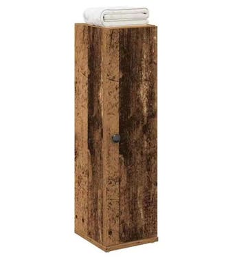 Vintage Houten Badkamerkast – Rustieke Opbergkast 72 cm, Verzenden, Nieuw