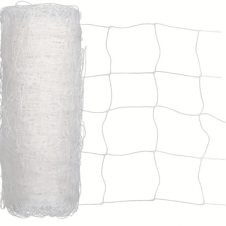 Wit net / Steungaas, 2 x 10 mtr, 12x15 cm (in zak), Diversen, Overige Diversen, Ophalen of Verzenden