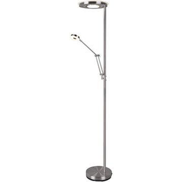 Vloerlamp - Dimbaar - 2-lichts - Warm Wit 3000K, Huis en Inrichting, Lampen | Vloerlampen, Ophalen of Verzenden, Nieuw, Metaal