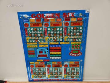 Originele frontplaat van bingo- en spelautomaat..., Verzamelen, Automaten | Gokkasten en Fruitautomaten, Nieuw