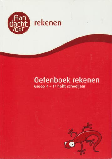 Aandacht voor rekenen Oefenboek 1e helft schooljaar groep 4, Boeken, Verzenden, Nieuw