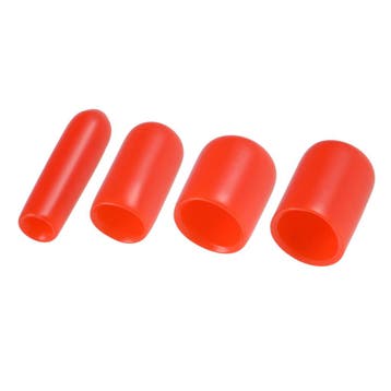 Set van 50 flexibele hulzen (omdop, huls, rond, 8.0 mm, roo, Ophalen of Verzenden, Nieuw