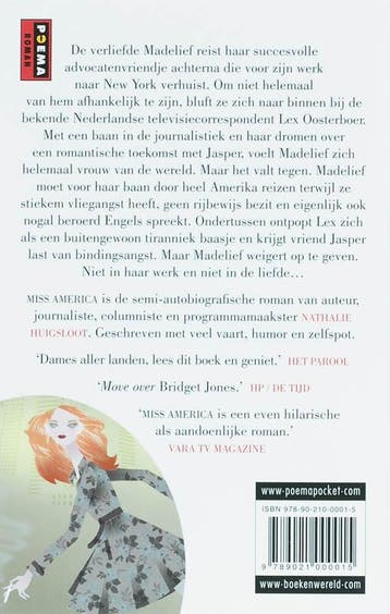 Miss America / Chicklit-reeks Poema Pocket 9789021000015, Verzenden, Gelezen, Nathalie Huigsloot