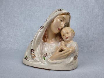 sculptuur, Arturo Pannunzio (1891-1953) – Madonna con