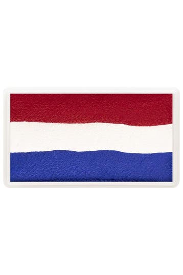Splitcake Nederlandse vlag, Verzenden, Nieuw, Feestartikel