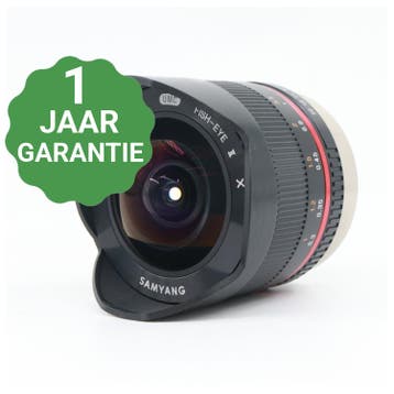 Samyang 8mm f/2.8 UMC Fisheye II Fujifilm X, Verzenden, Gebruikt