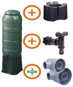 100 liter regenton actiepakket Anzar, Nieuw