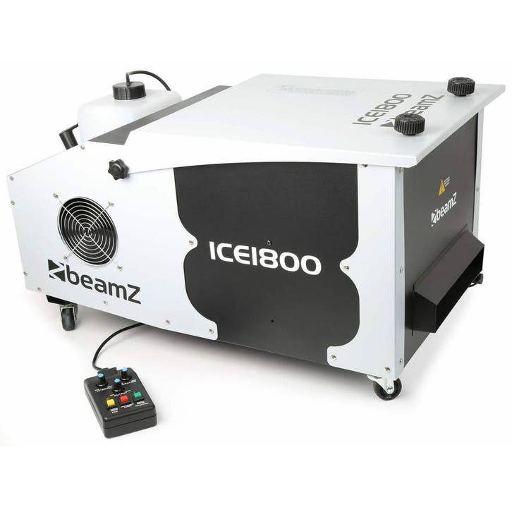 Retourdeal - BeamZ ICE1800 IJsgekoelde rookmachine, Muziek en Instrumenten, Licht en Laser, Rookmachine, Zo goed als nieuw, Verzenden