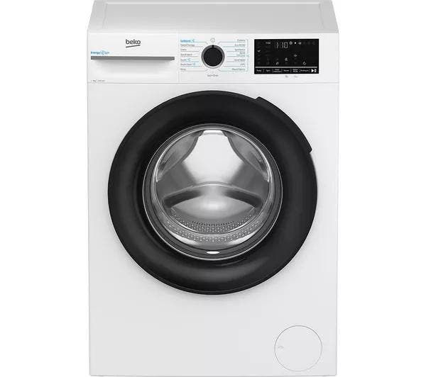 Beko Bm3wt4941iw - Wasmachine - 9 kg - 1400 tpm - SteamCure, Witgoed en Apparatuur, Wasmachines, Nieuw, Voorlader, 85 tot 90 cm
