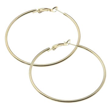Fako Bijoux - Oorbellen - Oorringen - 50mm - Goudkleurig, Verzenden, Nieuw