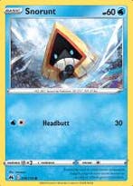 Snorunt 034/159 Crown Zenith, Ophalen of Verzenden, Nieuw, Losse kaart, Foil