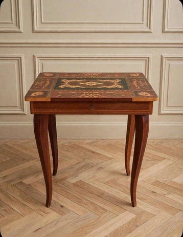 Salontafel - Hout - Klein muziekdoos-tafeltje