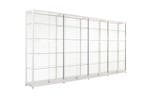 *TIP*  Witte Vitrinekast 400 x 200 x 40 cm, Ophalen of Verzenden, Nieuw in verpakking