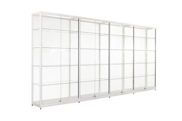 *TIP*  Witte Vitrinekast 400 x 200 x 40 cm, Ophalen of Verzenden, Nieuw in verpakking
