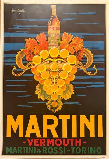 San Marco - Poster Pubblicitario- Vermouth Martini&Rossi