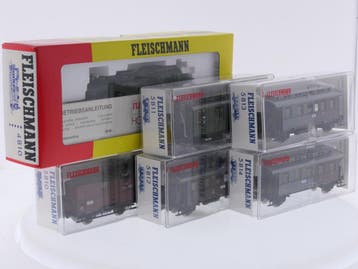 Schaal H0 Fleischmann NEW OLD STOCK COMPLETE SET 4810, 58..., Fleischmann, Nieuw, Ophalen of Verzenden, Gelijkstroom