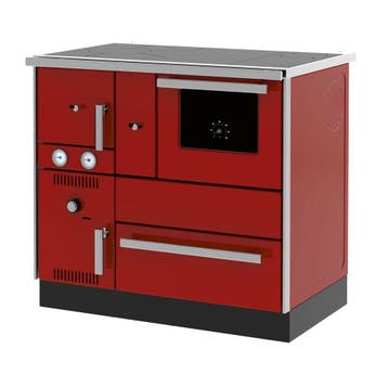 Alfa Term 27 (27 kW) CV houtkachel fornuis Wit Aansluiting, Verzenden, Nieuw