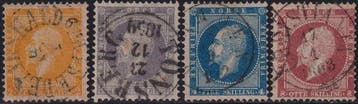Noorwegen 1956 - Koning Oscar I Serie Compleet Unif.2/5, Gestempeld