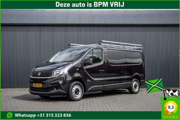 Fiat Talento 2.0 EcoJet L2H1 | 145 PK | 3-Zits | Cruise | Ai, Stof, Gebruikt, Zwart, Lease