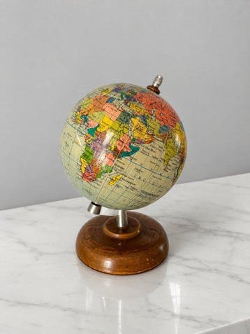 Celestial and terrestrial globes - 1960s German Political