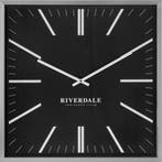Riverdale Wandklok Milena | Grijs | 60cm, Ophalen of Verzenden, Nieuw, Analoog, Wandklok