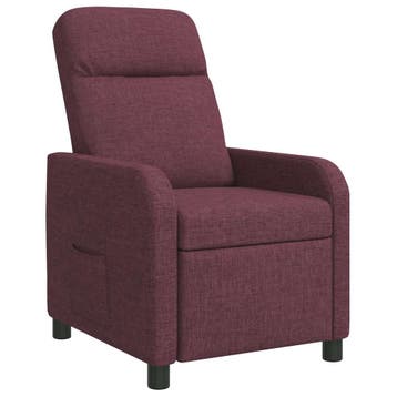 vidaXL Relaxfauteuil Paars Stof, Verzenden, Nieuw