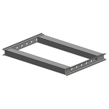 GGM Gastro | Frame - 1120x1080x(H)80mm - RVS - passend voor, Verzenden, Nieuw in verpakking, RVS Meubilair